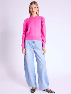 Best Aika Puff Sleeve Sweater In Basics And Tees|Sweaters