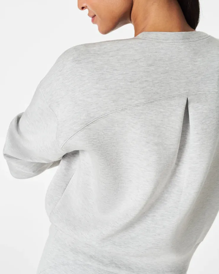 Discount AirEssentials Crew Pullover In Light Heather Shop All Athleisure