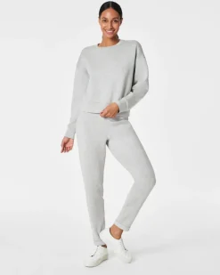 Discount AirEssentials Crew Pullover In Light Heather Shop All Athleisure