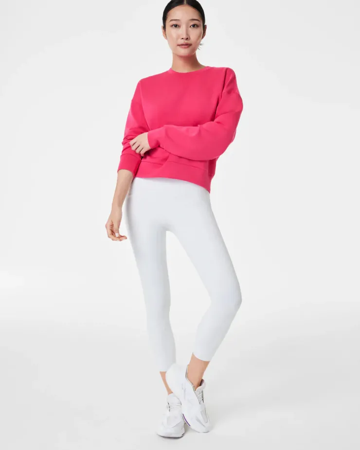 Clearance AirEssentials Crew Pullover In Cerise Pink Shop All Athleisure