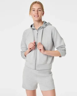 Best AirEssentials Full Zip Hoodie In Light Heather Shop All Athleisure