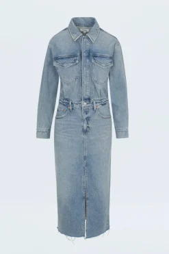 Fashion Amira Denim Dress In Denim