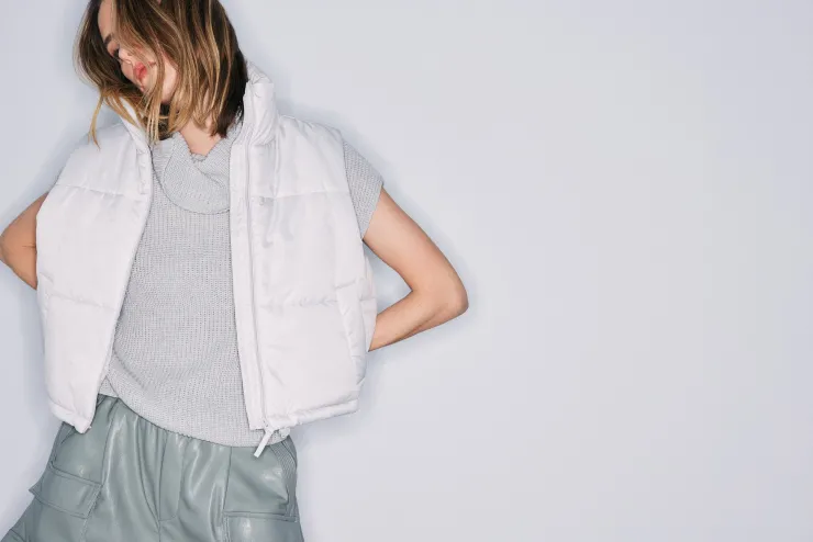 Fashion Aster Puffer Vest In Pearl All Outerwear|Shop All Athleisure