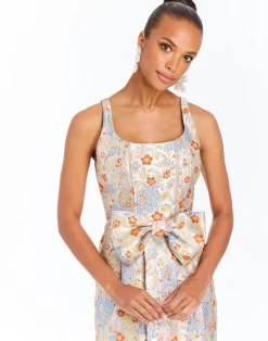 Sale Audrey Midi Dress In Jacquard Special Occasion Dresses