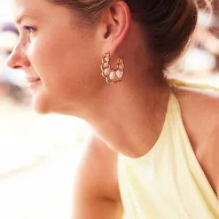 Clearance Aziza Hoops Earrings
