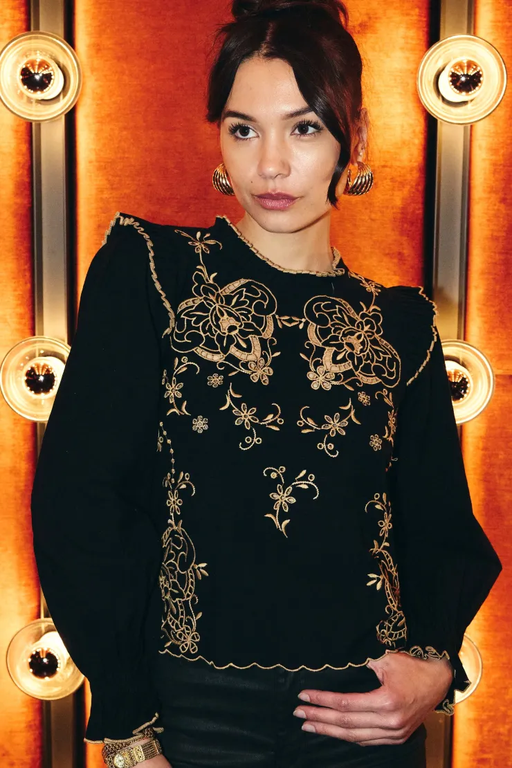 Fashion Bernice Top In Blouses