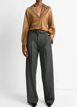 Fashion Bias Long Sleeve Blouse In Blouses