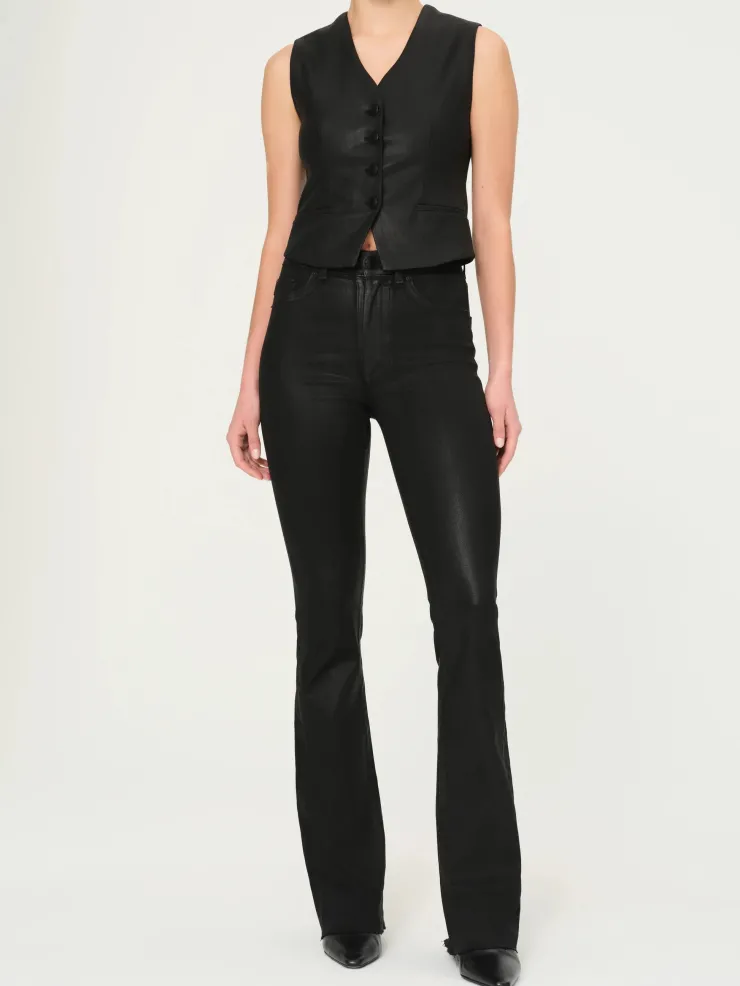 Clearance Bridget Cropped Coated Denim In Denim|All Outerwear