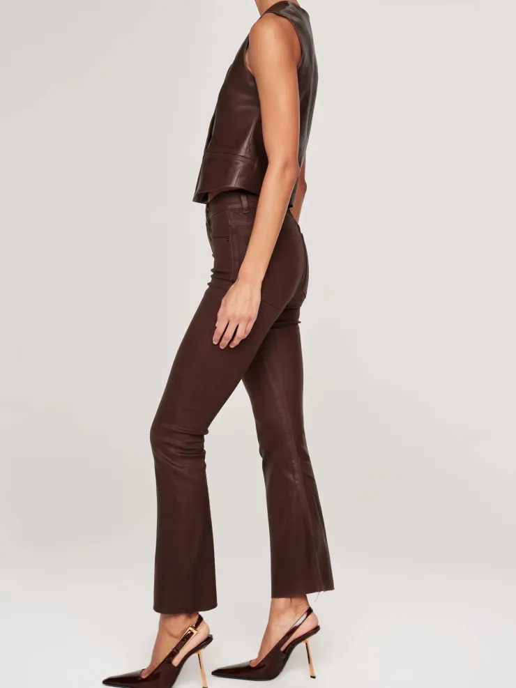 Sale Bridget Cropped Coated Denim In Denim|All Outerwear