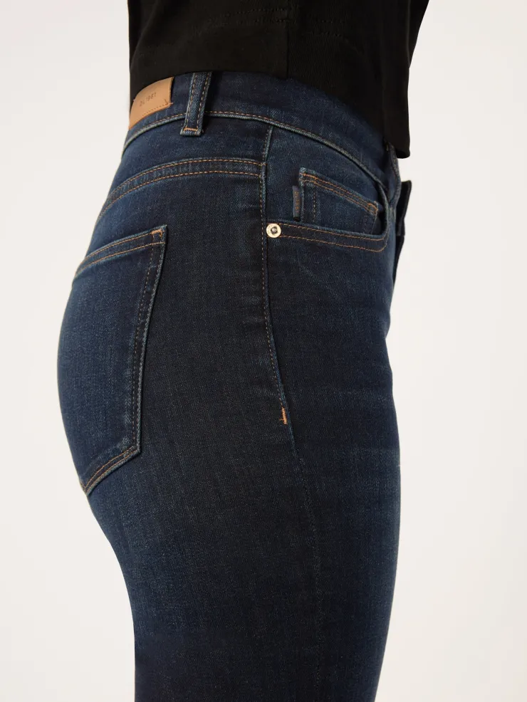 Sale Bridget Cropped Denim In Denim