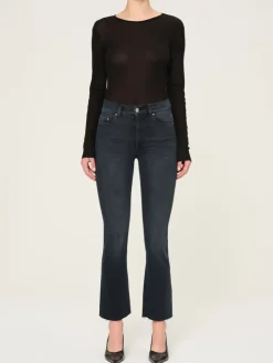 Discount Bridget Cropped Denim In Denim