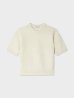 Sale Brushed Cashmere Tee In Sweaters