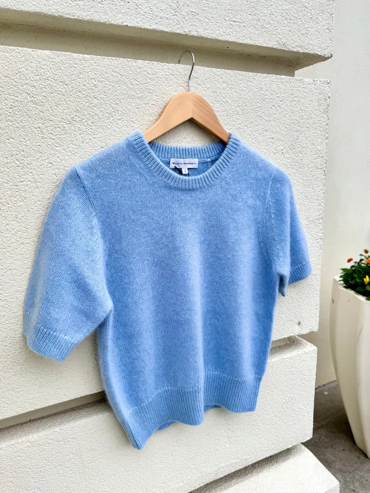 New Brushed Cashmere Tee In Sweaters