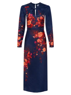 Discount Claudia Midi Dress In Flori Special Occasion Dresses