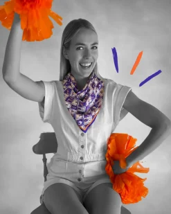 Fashion Clemson Gameday Scarf In Scarves