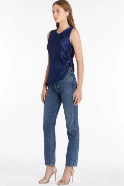 Hot Darah Silk Top In Blouses