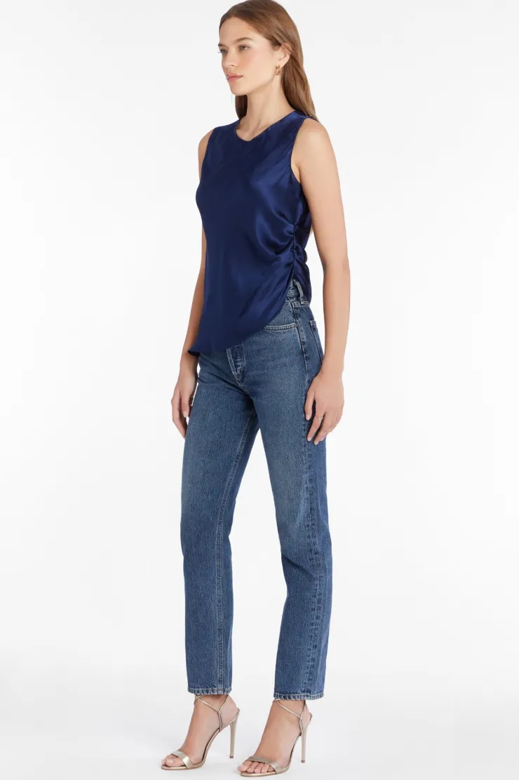 Hot Darah Silk Top In Blouses