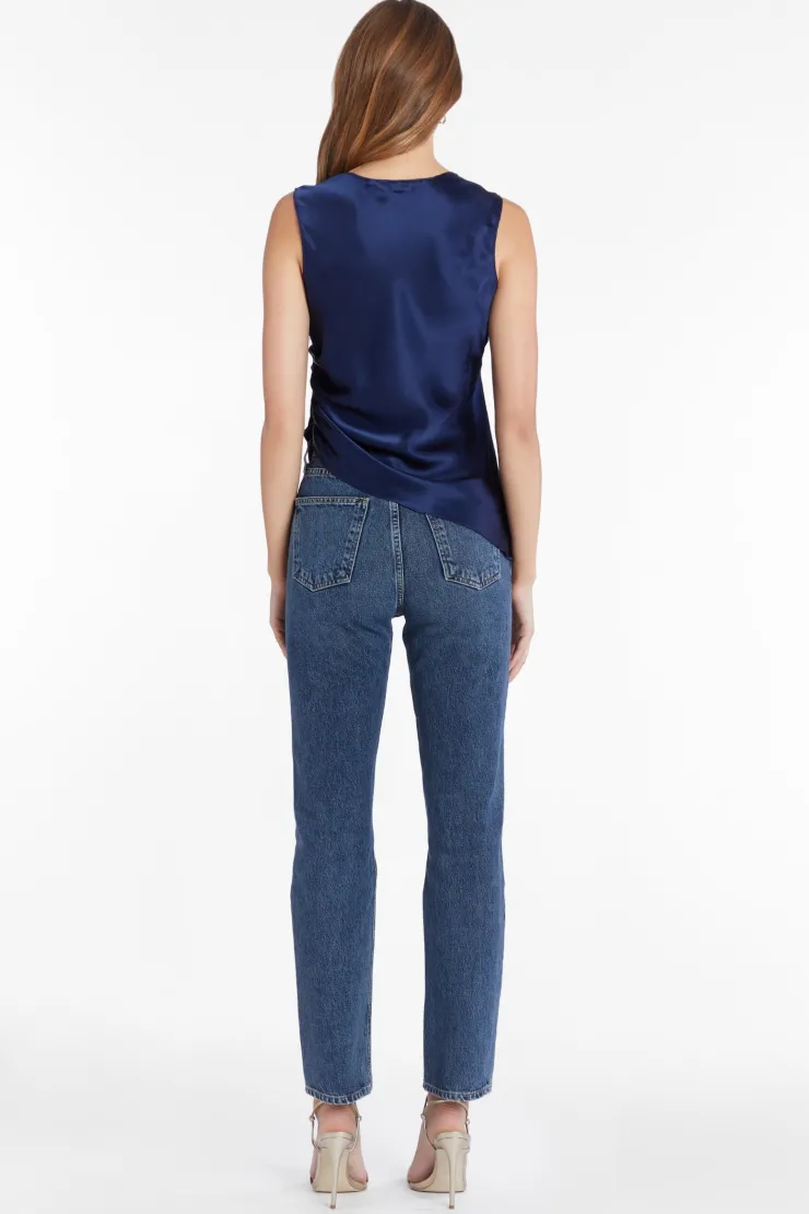 Hot Darah Silk Top In Blouses