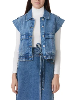 Best Denim Utility Vest In Denim|All Outerwear