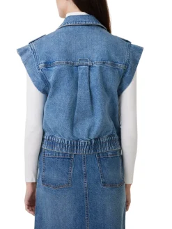 Best Denim Utility Vest In Denim|All Outerwear