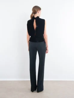 Best Fleur Velvet Top In Black Special Occasion Dresses