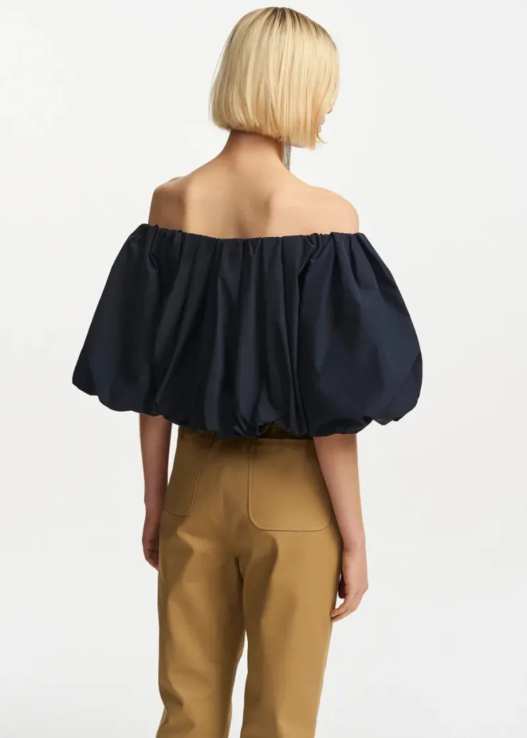 Online Frenchie Gathered Bodysuit In Blouses