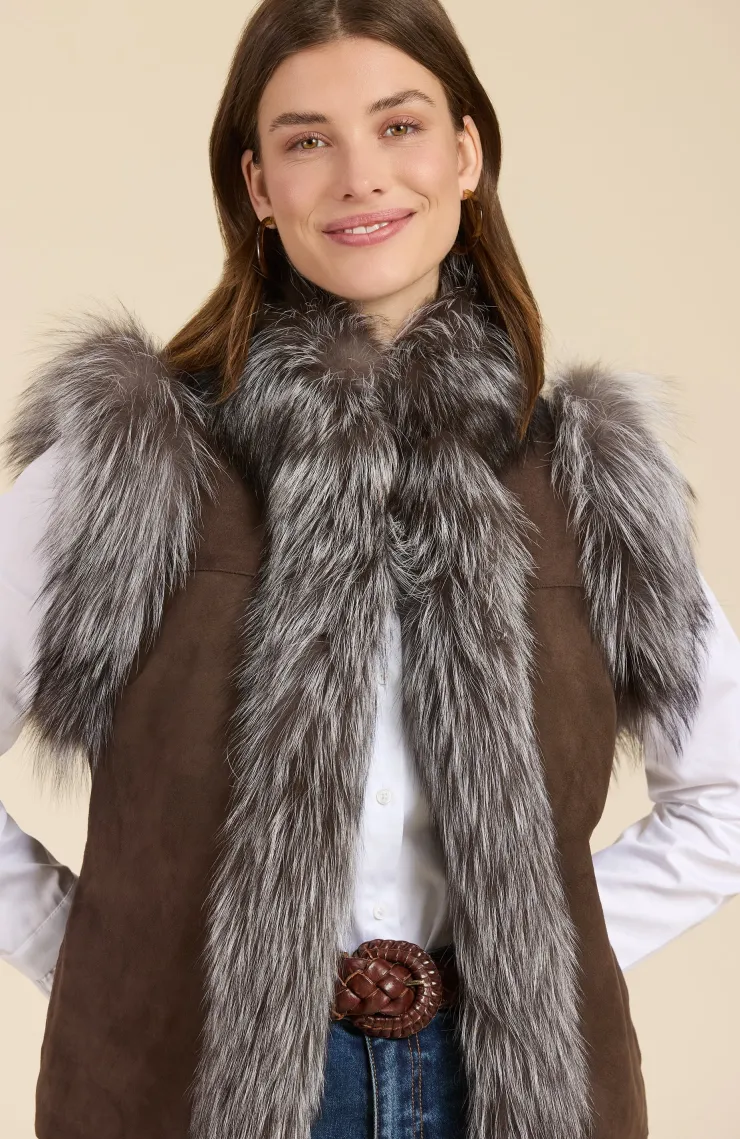 Best Fur Suede Vest In All Outerwear