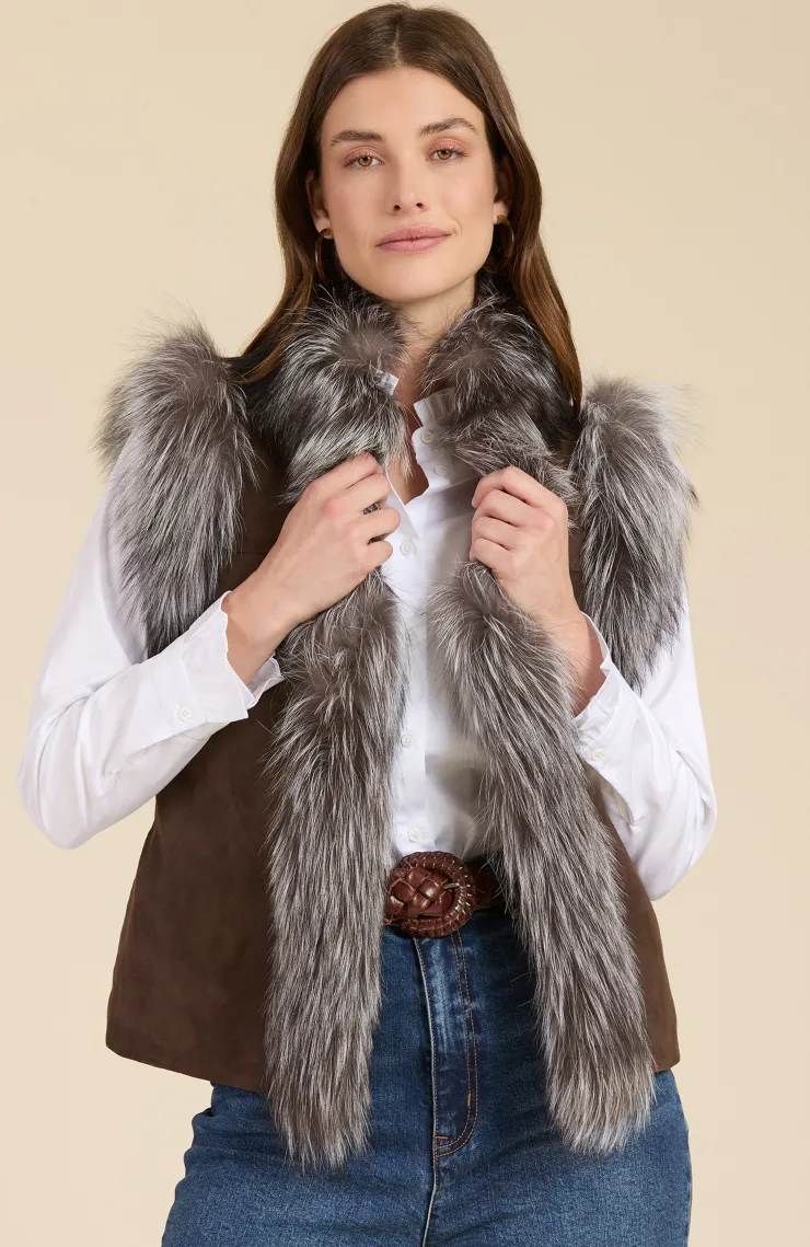 Best Fur Suede Vest In All Outerwear