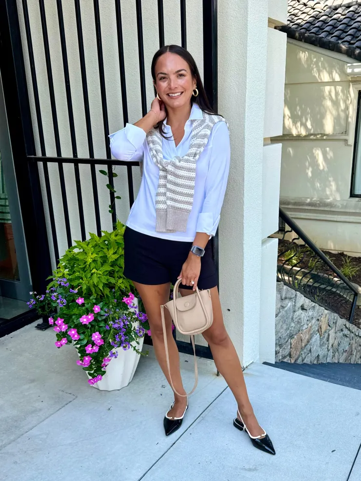 Clearance Harper 3/4 Sleeve Top In Blouses