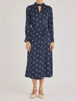 Clearance Dress In Navy Combo Special Occasion Dresses