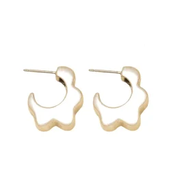 Clearance Hudson Hoops In Silver Earrings