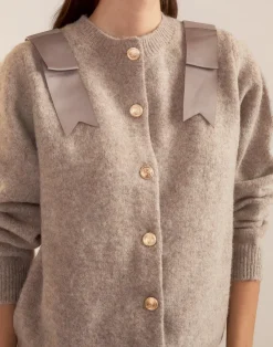 Fashion Ivy Wool Cardigan In Sweaters
