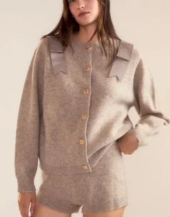 Fashion Ivy Wool Cardigan In Sweaters