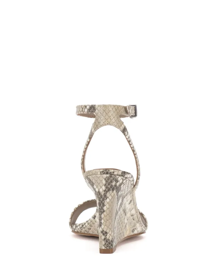 Fashion Jefany Wedge Sandal In Snake Light Taupe Sandals|Heels