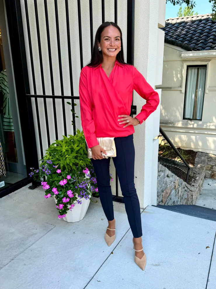 Hot Jenni Long Sleeve Top In *FINAL SALE* Blouses