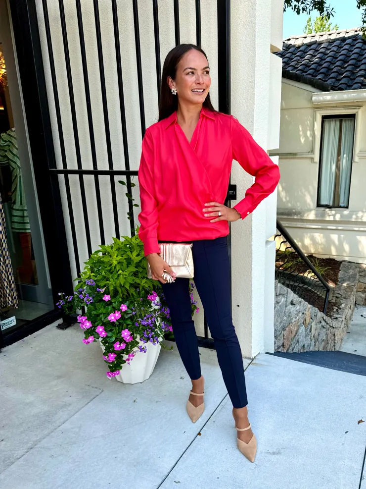 Hot Jenni Long Sleeve Top In *FINAL SALE* Blouses