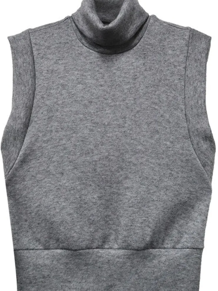 New Jodie Sleeveless Sweatshirt In Grey Sweaters
