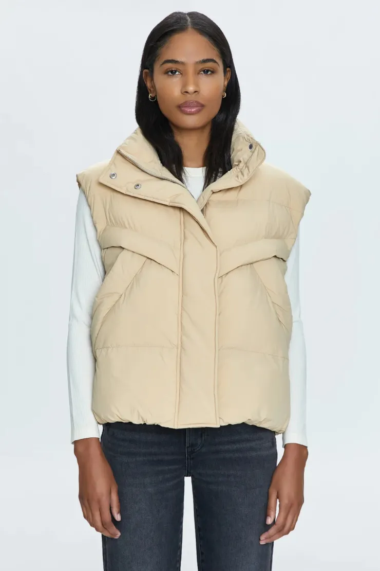 Discount Joss Puffy Vest In Basics And Tees|All Outerwear