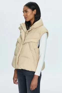 Discount Joss Puffy Vest In Basics And Tees|All Outerwear