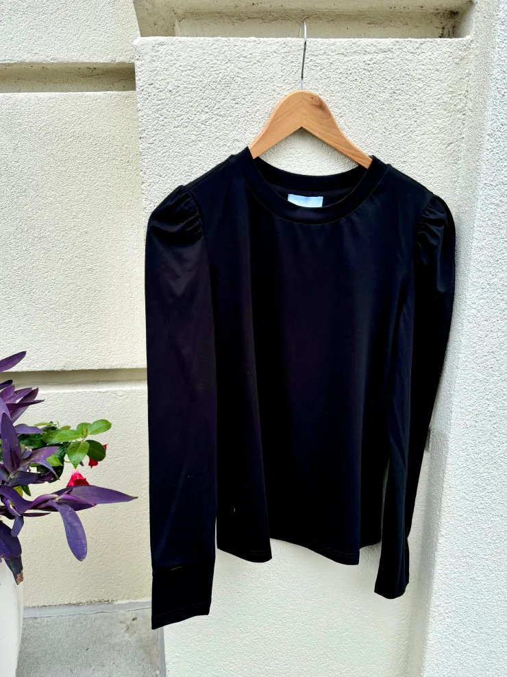 Sale Long Puff Sleeve Tee In Basics And Tees