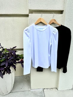 Sale Long Puff Sleeve Tee In Basics And Tees