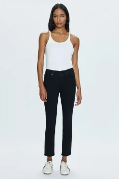 Clearance Madi High Rise Slim Jean In Noir Pants|Denim