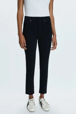 Clearance Madi High Rise Slim Jean In Noir Pants|Denim
