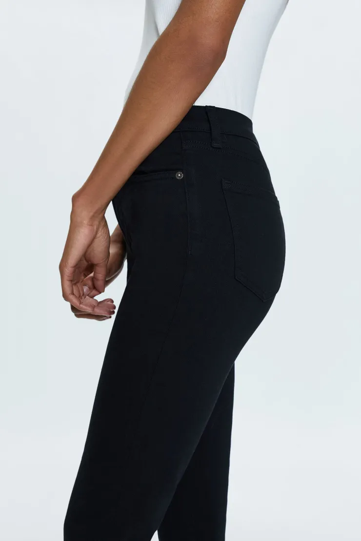 Clearance Madi High Rise Slim Jean In Noir Pants|Denim