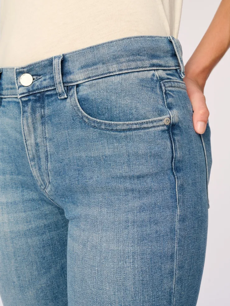 Sale Mara Ankle Straight Jean In Pants|Denim