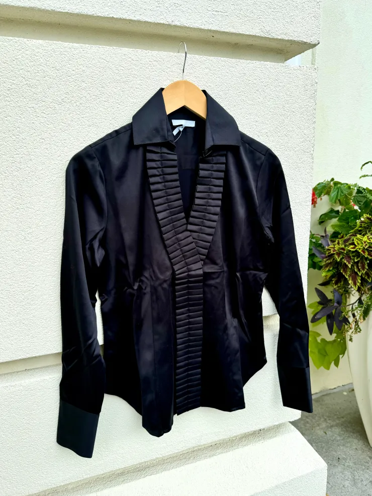 Hot Maya Long Sleeve Blouse In Blouses