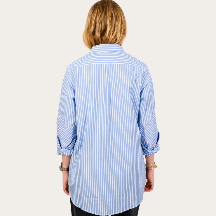 Sale Mia Shirt In /White Stripe Blouses