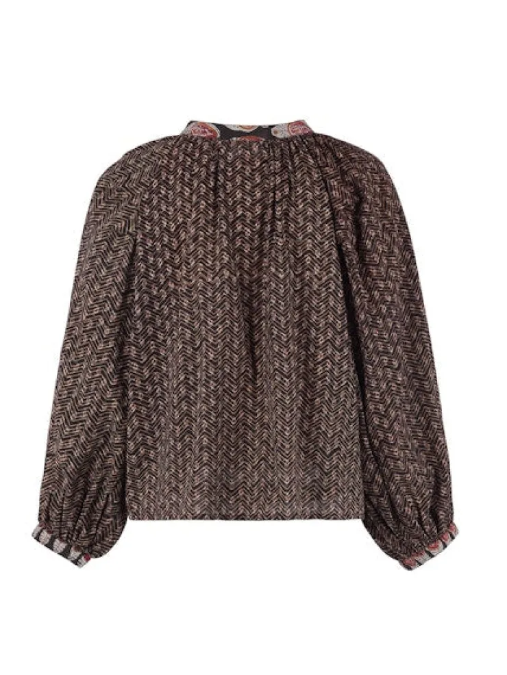 Outlet Minka Long Sleeve Blouse In Blouses