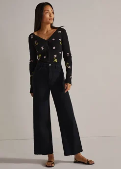 Clearance Mischa Super High Rise Wide Leg Ankle Jean In Pants|Denim