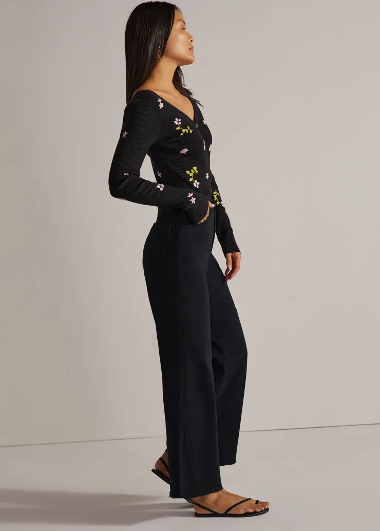 Clearance Mischa Super High Rise Wide Leg Ankle Jean In Pants|Denim